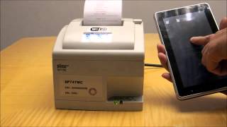 Wireless Impact Printer  Wifi DotMatrix Printer  Wireless DotMatrix Printer  STAR SP747W [upl. by Anastasio]