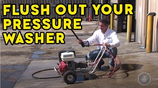 How to Flush Out Your Pressure Washer to Prepare for the Busy Season [upl. by Marlen]