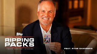 RIPPING PACKS RYNE SANDBERG opens 1983 and 1987 TOPPS [upl. by Nolaf]