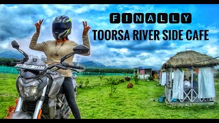 TOORSA RIVERSIDE CAFE  TOORSA RIVERSIDE RESORT  DOOARS  DOMINAR GIRL dominar400 [upl. by Weig562]