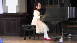 Rosabelle Shi 7 yrs  Mozart Piano Sonata in F Major K332  1st mov [upl. by Clarette]