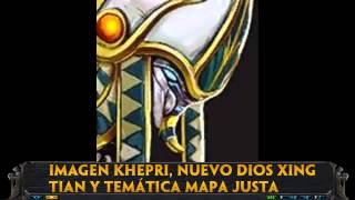 NUEVO DIOS XING TIAN  IMÁGENES KHEPRI  Datamining 21  Smite en Español [upl. by Shani]