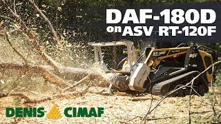 ASV RT120F and DAF180D  The specialized mulcher brushcutter that can handle all vegetation [upl. by Amihc]