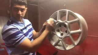 HOW TO POWDER COAT A WHEEL [upl. by Worrell955]