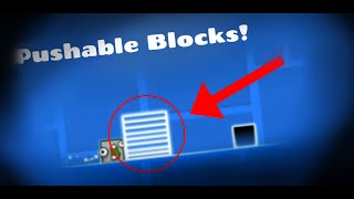 How to make pushable blocks in Geometry Dash [upl. by Noguchi]