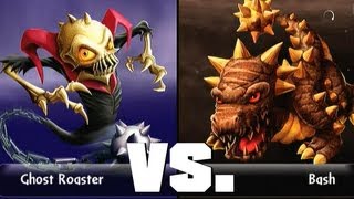 Wunschduell  Ghost Roaster vs Bash Skylanders Duellmodus [upl. by Nylirahs]