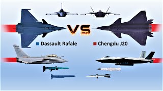 Dassault Rafale vs Chengdu J20  Who would win [upl. by Nesral191]