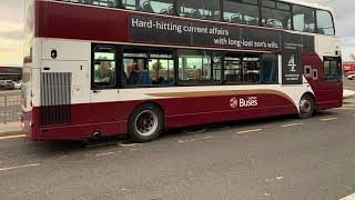 Lothian Buses Route 49 Fort Kinnaird  Rosewell [upl. by Tristis]