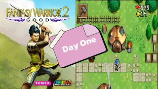 JAVA GAME  Fantasy Warrior 2 GOOD  DAY 1 [upl. by Ailime]