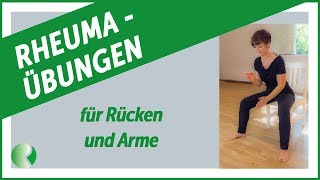 🙆‍Übung für Rücken und Arme  Rheuma  Liga [upl. by Ennaillek748]