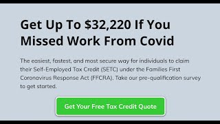 SETC Application walkthrough  Claim Your SelfEmployed Tax Credit [upl. by Naniac542]