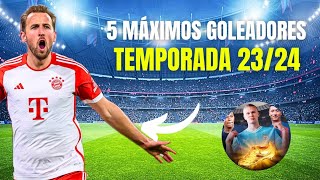 LOS 5 MEJORES Goleadores DE europa temporada 2324 [upl. by Atinomar230]