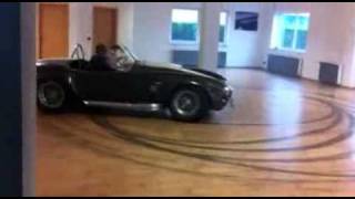 Shelby Cobra Doing Donuts In A Living Room [upl. by Aig]