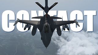 CONTACT  Refueling In Falcon BMS 437  CinematicTutorial [upl. by Aiden329]