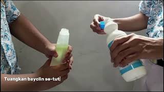 Tutorial membuat Disinfektan [upl. by Enia]