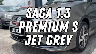 Proton Saga 13 Premium S 2024 Jet Grey [upl. by Ttiwed927]