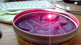 Fun with a laser and heat sensitive putty [upl. by Zavras418]