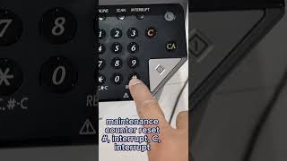 SHARP AR6023N HOW TO RESET MAINTENANCE COUNTER shorts trending viral technology [upl. by Anayek]