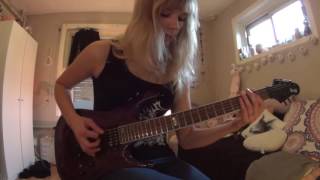 Nervosa  Death guitar cover by Simone van Straten [upl. by Sudnak]