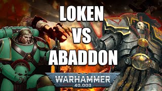 Garviel Loken VS Ezekyle Abaddon  Fully Voice Acted  Warhammer 40k LORE [upl. by Jaella847]