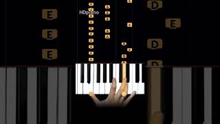 EPIC amp DRAMATIC movie theme on piano pianotutorial shorts [upl. by Ecyob]