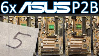 ASUS P2B Restoration Board 5  Replace 25yearold capacitors [upl. by Mindy]