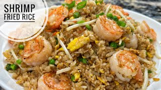 Shrimp Fried Rice  Easy And Quick Fried Rice Recipe [upl. by Ackler]