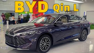 BYD Qin L Details 2L 100km Fuel Consumption Equipped with 5th Generation DMi Hybrid Technology [upl. by Lux282]