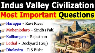 Indus Valley Civilization  Top MCQs  Ancient History  Indus Valley Civilization GK MCQs history [upl. by Annovaj]