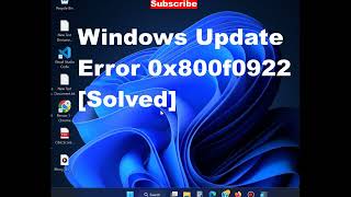 How to Fix Windows Update Error 0x800f0922 in Windows 11 [upl. by Lalitta]