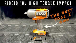 Tool Review Ridgid 18v 12quot High Torque Impact Wrench toolreviews ridgidtools [upl. by Merissa]