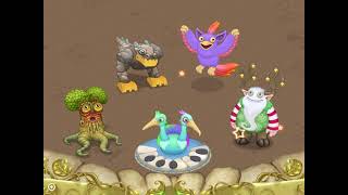 My Singing Monsters  Gold Island  Tweedle Oaktopus Quibble TRox Yool quintet [upl. by Guevara20]