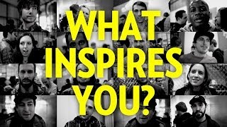 WHAT INSPIRES YOU — 15 Designers Discuss Inspiration [upl. by Dleifyar]