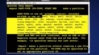 Intro to Linux Week 9 Disk Management Part 4 parted [upl. by Adi]