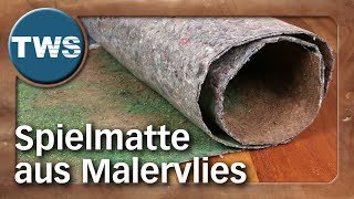 Tutorial Spielmatte aus Malervlies  game mat TabletopZubehör TWS [upl. by Hirz]