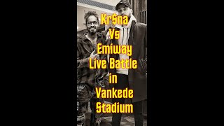 Krsna challenged emiway for live battle in Vankhede Stadium on new year  what if in desi hip hop [upl. by Barbi141]