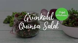 Grünkohl Salat Youtube [upl. by Atiuqahs249]