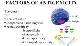 Antigenicity factors [upl. by Jamima]