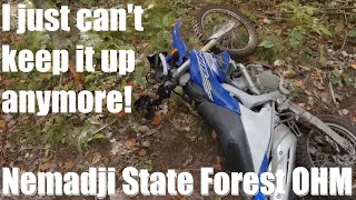 Roughhousing a WR250R in Minnesota  Nemadji State Forest OHM Single Track Highlights Reel [upl. by Ilsa]