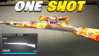 new ONE SHOT KAR98 LOADOUT is META in WARZONE 4 😲 Best KAR98K Class Setup  BO6 [upl. by Jeniece]