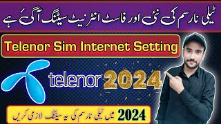 Telenor Sim Full Fast Internet Settings 2024 [upl. by Melina715]