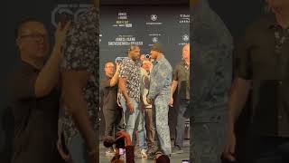 Jon Jones vs Ciryl Gane Faceoff UFC285 [upl. by Mulford]