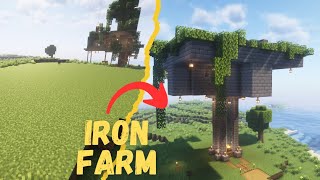 Ultimate Automatic Iron Farm in Minecraft – Infinite Iron in Minutes [upl. by Ardeid721]