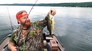 Fishing Honeoye Lake New York [upl. by Euqinehs]