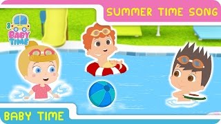 Summer Time Songs With Lyrics  Kids Play Time  Nursery Rhymes For Kids [upl. by Buckden]