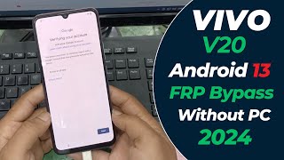 Vivo V20 V2025 FRP Bypass Android 13 Without PC  TalkBackReset Not Working  New Trick 2024 [upl. by Enitsud]