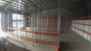 Warehouse Pallet Racking Time Lapse Installation [upl. by Oznola306]