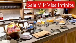 Como é a Sala VIP Visa Infinite Lounge • GRU Aeroporto Internacional São Paulo [upl. by Kallista]