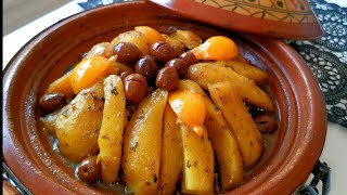 Tajine marocain de poulet aux olives et pomme de terre [upl. by Idoc]