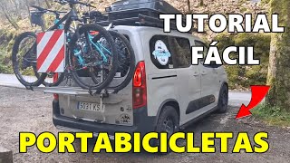 👉 Cómo instalar PORTABICIS en FURGONETA Berlingo  Rifter  Vito  Volkswagen SE PUEDE ADAPTAR FÁCIL [upl. by Esme831]